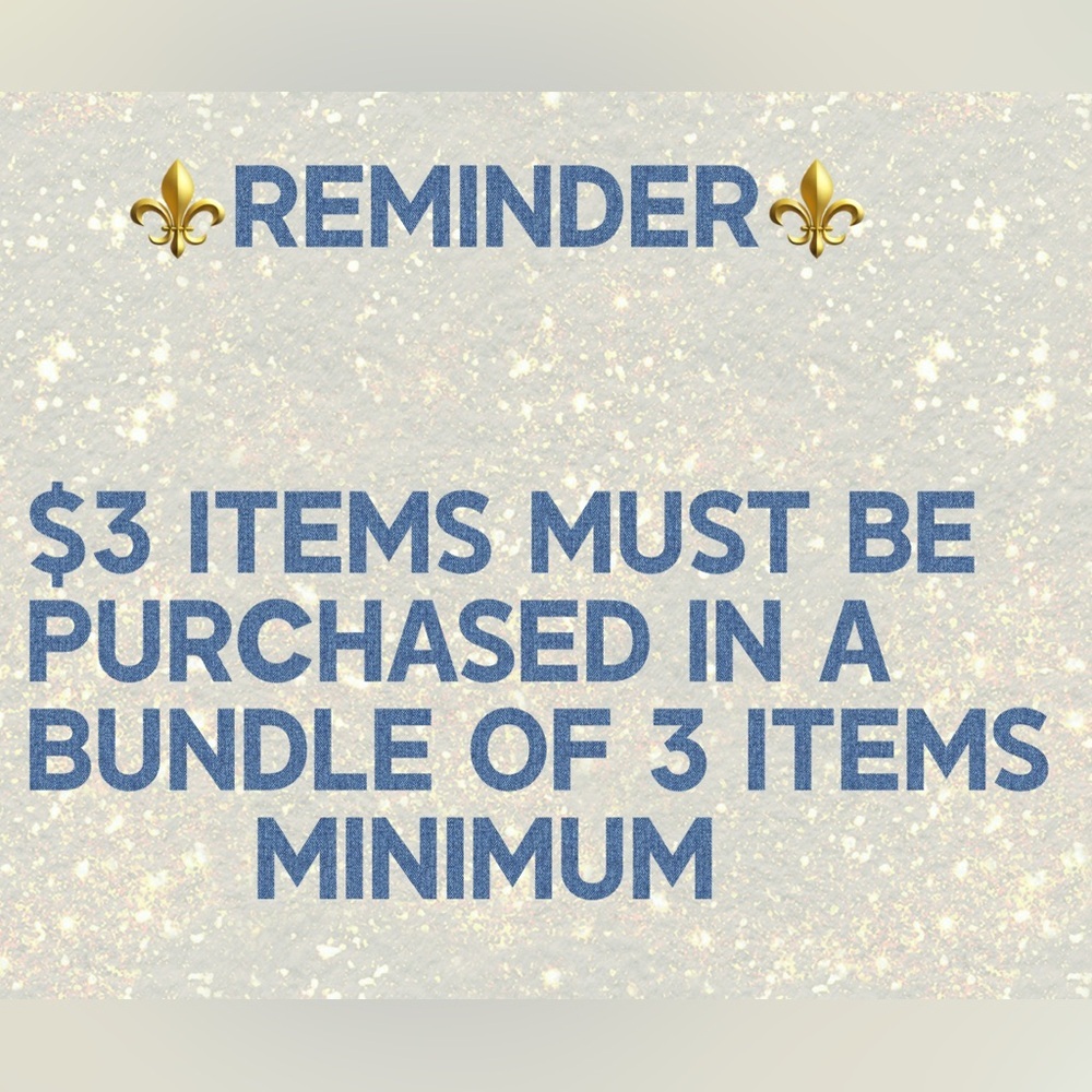 🛍️$3 ITEMS🛍️
